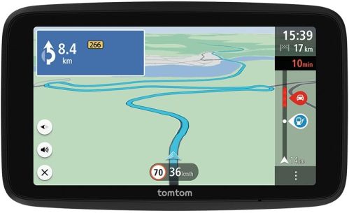TomTom Navigatore per Auto GO Classic Lite (5 pollici, Informazioni sul traffico e Avvisi autovelox in tempo reale, Aggiornamenti mappe Europa inclusi, Aggiornamenti tramite Wi-Fi)