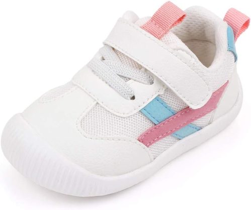 MK MATT KEELY Scarpe Bambina per Primi Passi in Morbida Pelle Unisex Scarpine Neonato Sneakers con Fondo Morbido Ragazza Ragazzo
