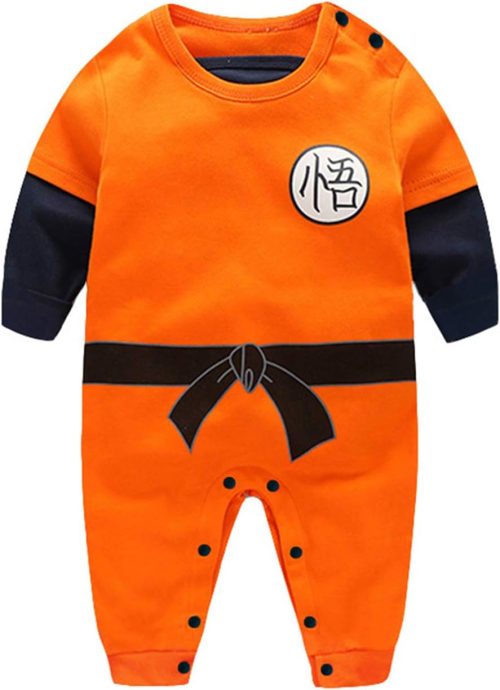 Sxkayxr, Tutina per neonati in stile cartone animato, ispirata a Goku, unisex