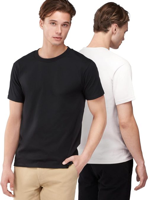 T-Shirt Uomo | Pacchi Risparmio | 100% Cotone | Pacco Tshirt Manica Corta | Magliette Basic | Casual – Palestra – Sportivo – Urban | Multipack Idea Regalo | Pack 2 | Pack 3 | Pack 5 | No Logo