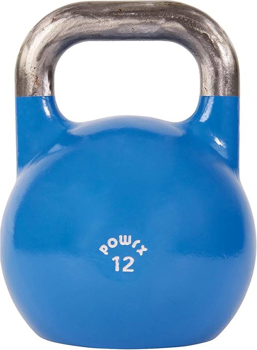POWRX Kettlebell Professionale 4-28 kg + PDF Workout
