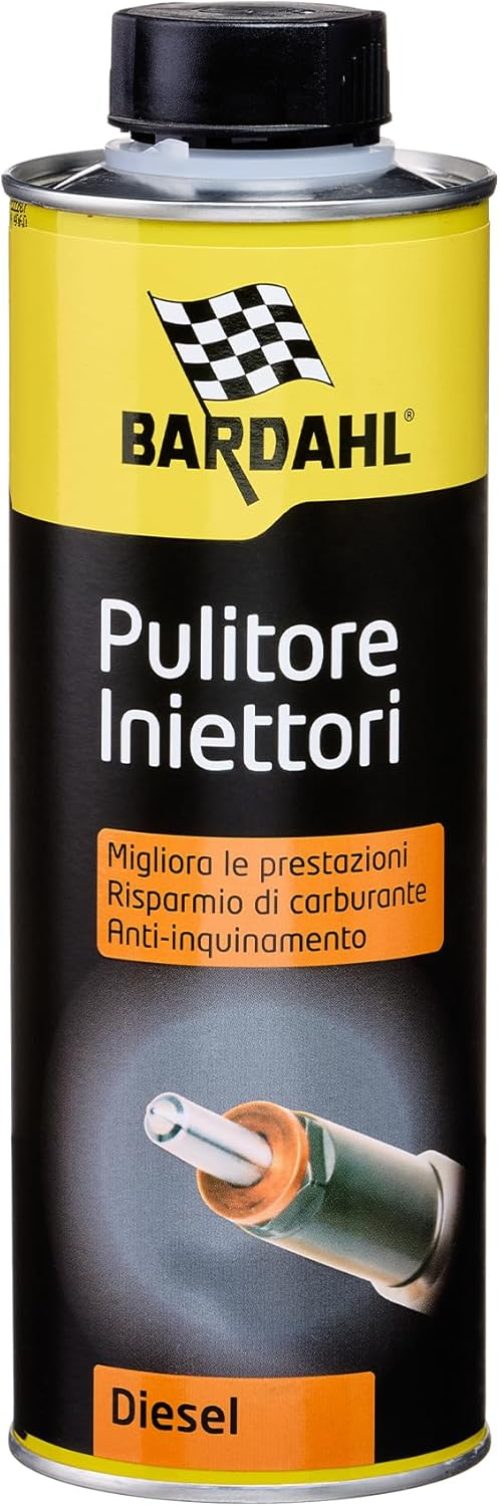 Bardahl – Additivo Pulitore Iniettori Diesel, Compatibile con Filtro Antiparticolato, Lubrifica Gli Iniettori e la Pompa del Gasolio, 500ml