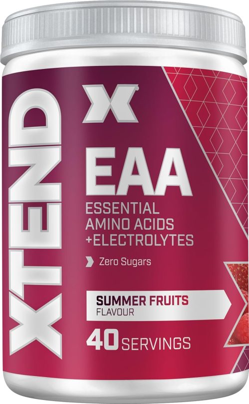 XTEND EAAs 40 servizi per idratazione e fitness Performance | Idrate, Repair, Recover | 9 Acidi essenziali Amino + elettroliti aggiunti | Frutta estiva