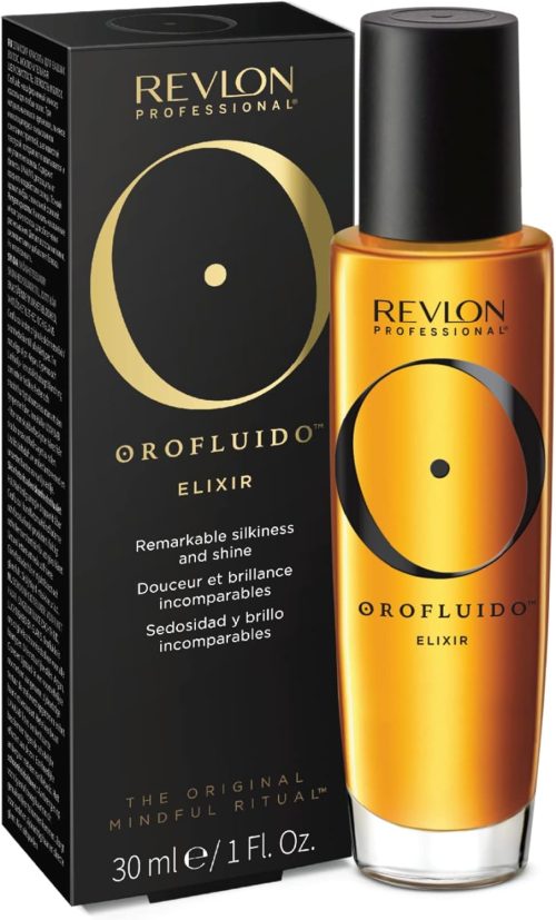 REVLON PROFESSIONAL OROFLUIDO PREZIOSO OLIO DI ARGAN ELIXIR, Trattamento Nutriente per Capelli con Olio di Argan Vegano, 30 ml