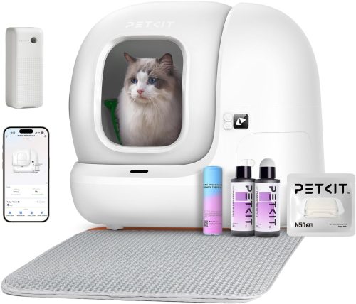 PETKIT Pura Max 2 Lettiera Gatto Autopulente, Lettiera Automatica per Gatti,XSecure,Antiodore,Capacità Massima 76L,Controllo APP per Più Gatti
