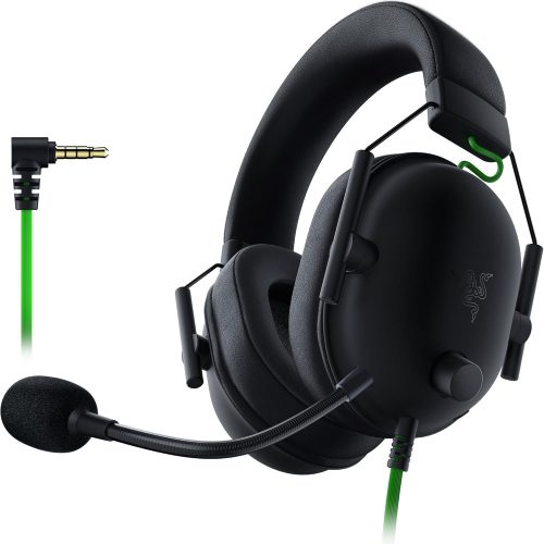 Razer BlackShark V2 X – Cuffie da Gioco Esports Cablate Multipiattaperma (Driver TriForce da 50 mm, Microfono cardioide HyperClear, Audio Surround 7.1) Nero