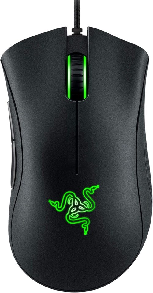 Razer DeathAdder Essential (2021) – Mouse da Gioco Cablato con Sensore Ottico da 6400 DPI (Sensore Ottico da 6400 DPI, 5 Pulsanti Programmabili, Fattore di Forma Ergonomico) Nero